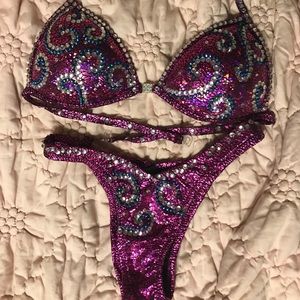 Figure competition posing suit